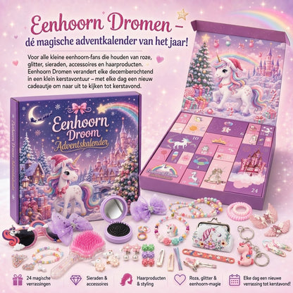 Eenhoorn adventskalender voor kinderen