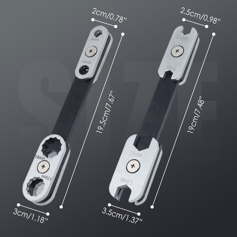 Multi-Function Adjustable Wrench for Cars