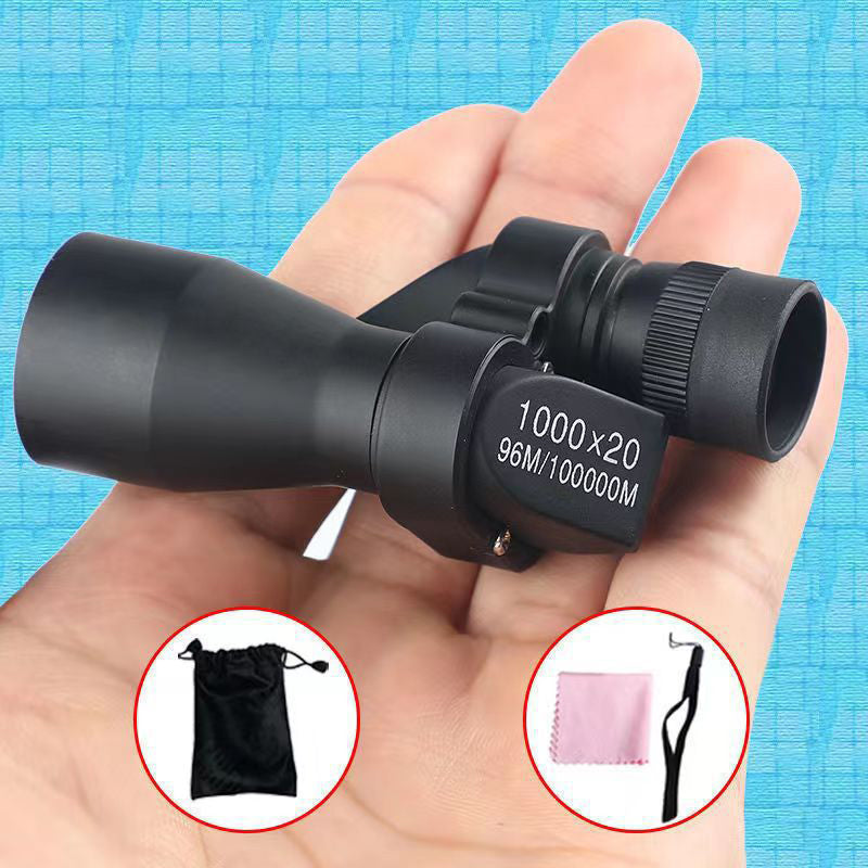 Mini Verrekijker 1000x20 + Smartphone Clip