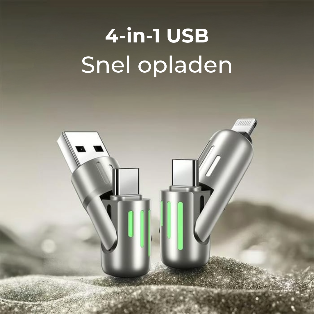4-In-1 Oplaadkabel