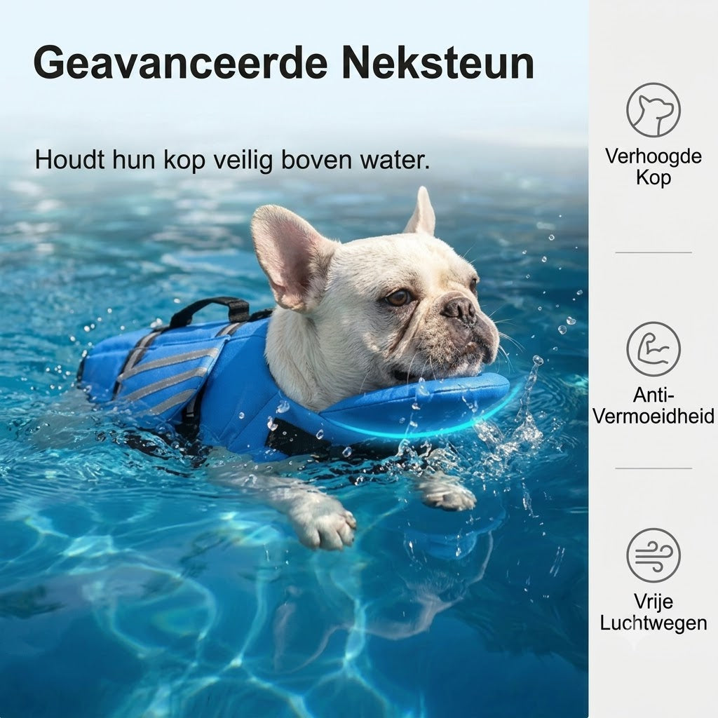 Hondenzwemvest met engelenvleugels