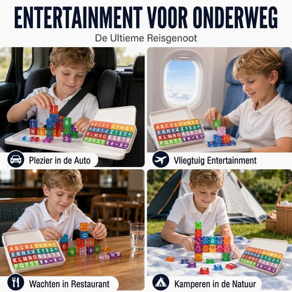 Magnetische letterblokjes en cijferblokjes voor kinderen