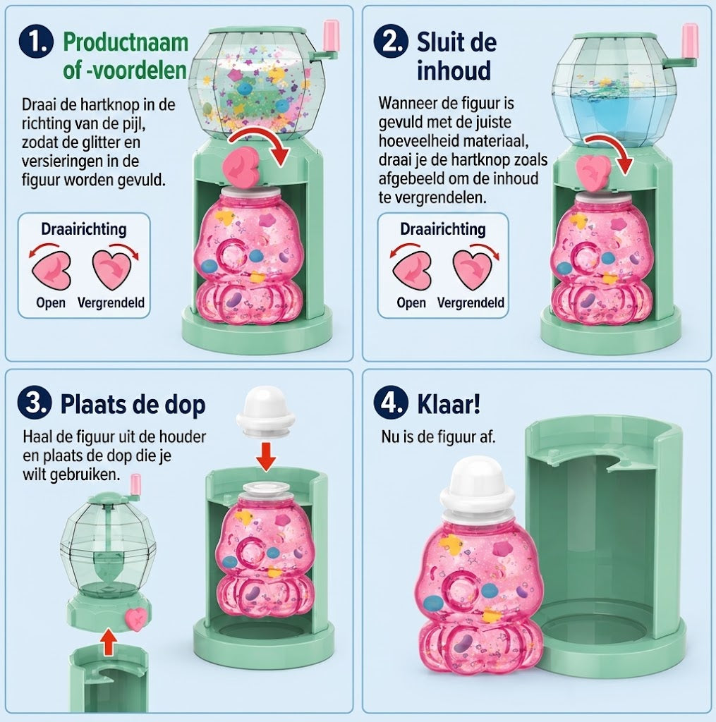 Squishy Maker DIY knutselset voor eigen squishies