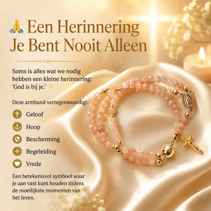 Religieuze rozenkrans armband