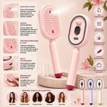 SprayBrush elektrische sprayborstel met nano mist