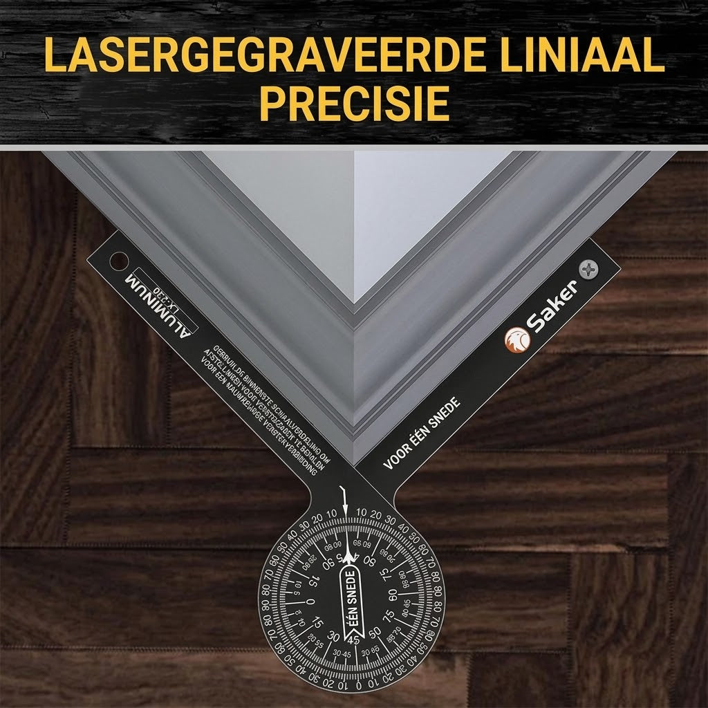 Precisie gradenboog met lasergravure voor hoekmetingen