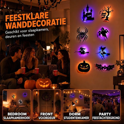 Lichtgevende Halloween muurstickers