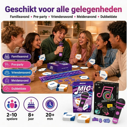 Music Mic Game partyspel met microfoon