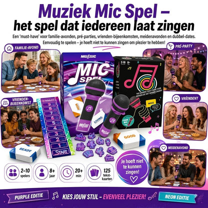 Music Mic Game partyspel met microfoon