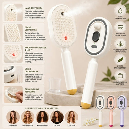 SprayBrush elektrische sprayborstel met nano mist