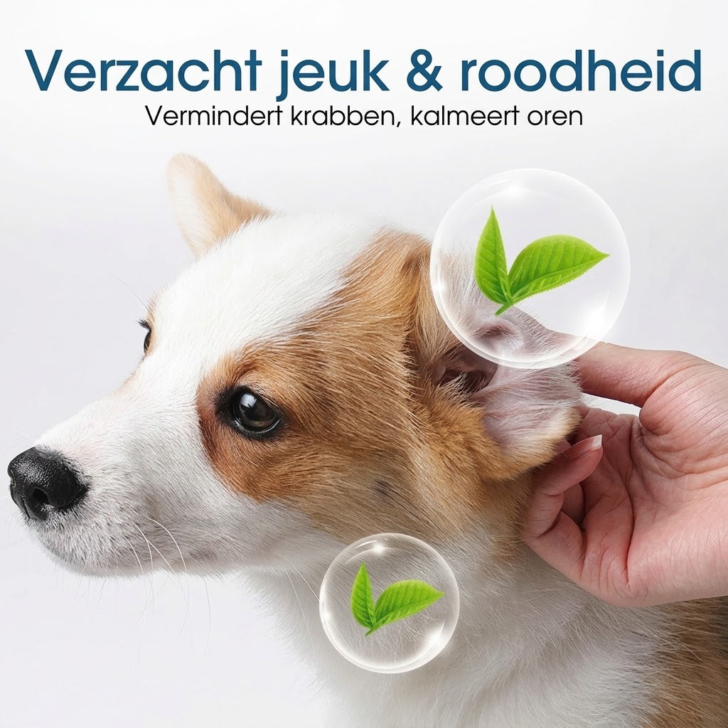 Oorreinigingsdruppels voor honden en katten