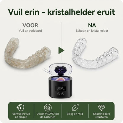 Oplaadbare ultrasoon reiniger voor bitjes en retainers