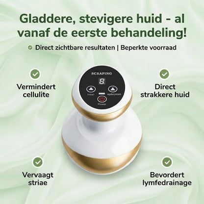 LymfElite massageapparaat met vacuüm warmte en LED licht