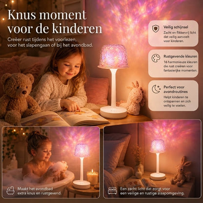 LumaWave draagbare sfeerlamp met golfprojectie