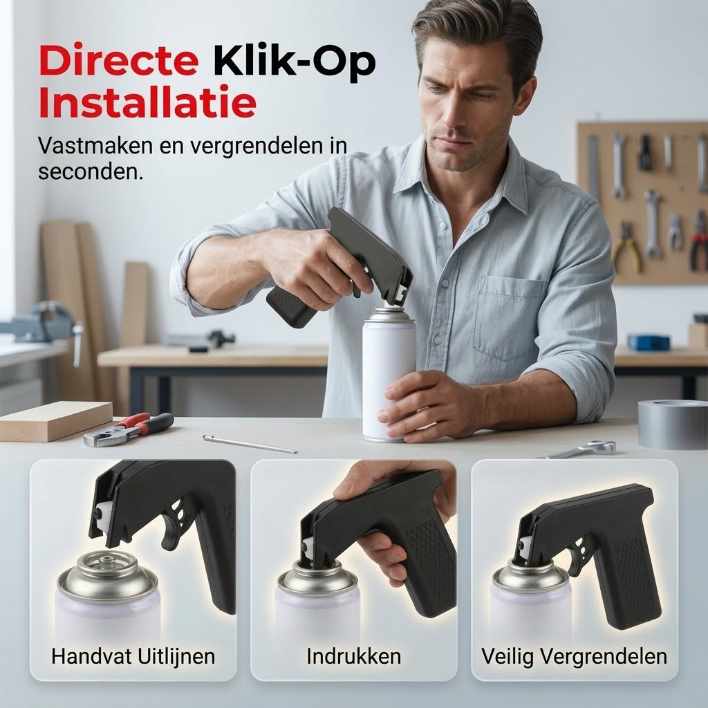 Trekkerhendel voor spuitbussen