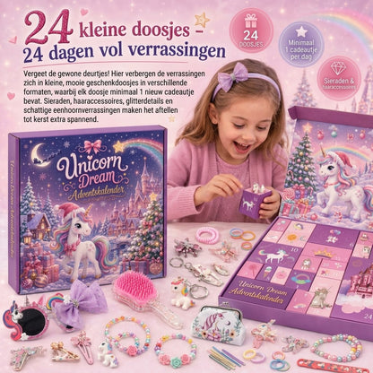 Eenhoorn adventskalender voor kinderen