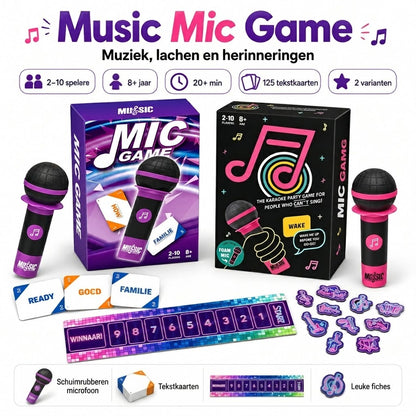 Music Mic Game partyspel met microfoon