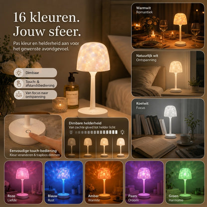 LumaWave draagbare sfeerlamp met golfprojectie