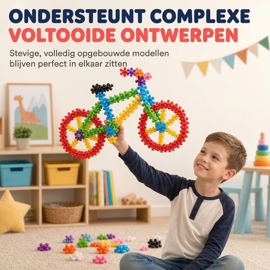 3D sneeuwvlok bouwblokken voor kinderen