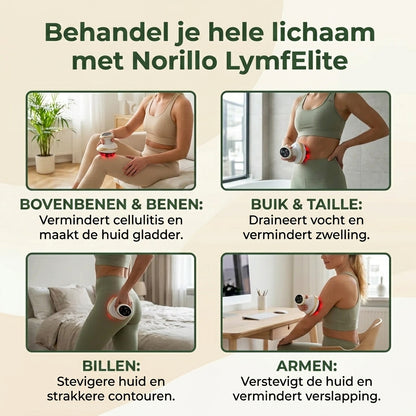 LymfElite massageapparaat met vacuüm warmte en LED licht