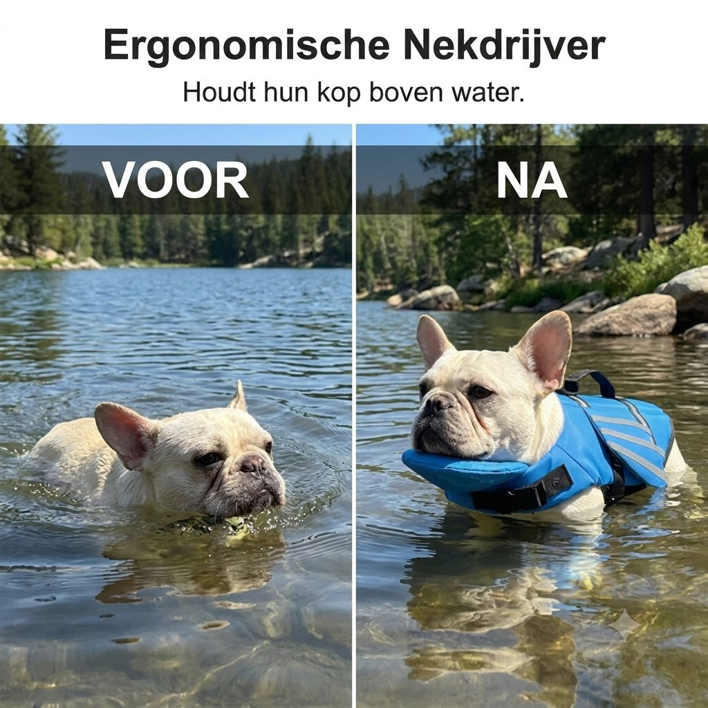 Hondenzwemvest met engelenvleugels