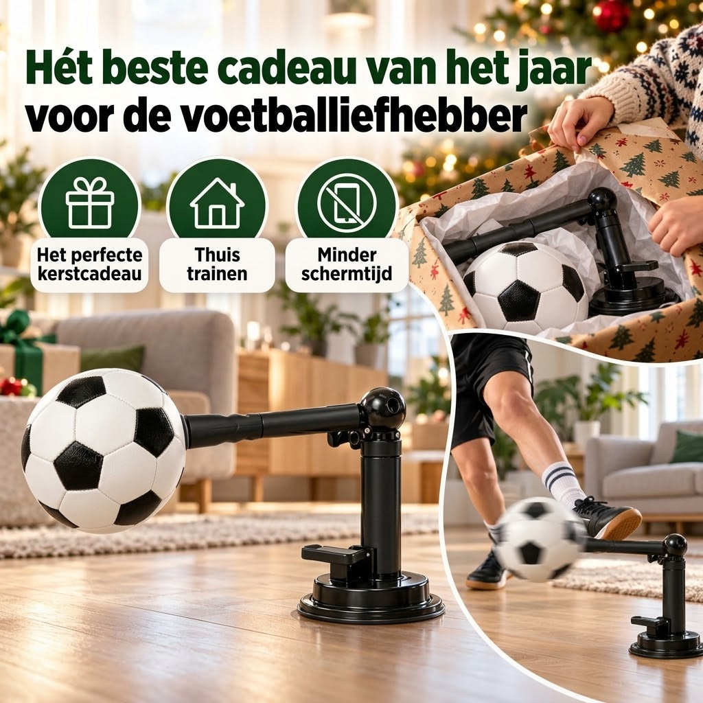SoloKick 360 graden indoor voetbaltrainer voor balcontrole en coördinatie