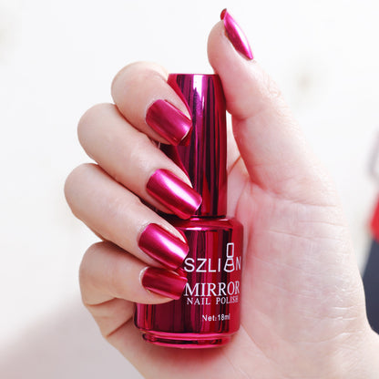 Metallic spiegel nagellak op waterbasis
