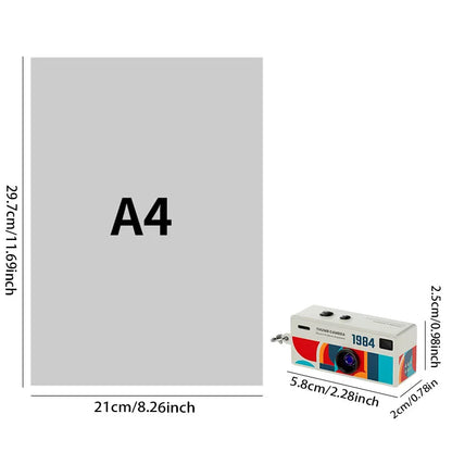 Retro mini camera sleutelhanger met 1080p HD opnames