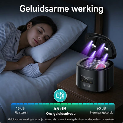 Oplaadbare ultrasoon reiniger voor bitjes en retainers
