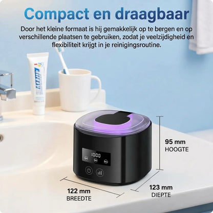 Oplaadbare ultrasoon reiniger voor bitjes en retainers