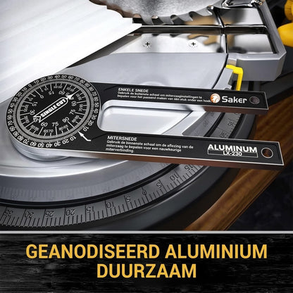 Precisie gradenboog met lasergravure voor hoekmetingen