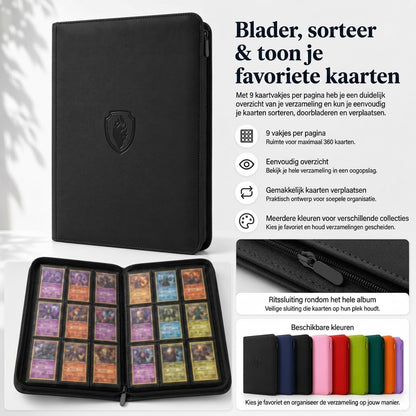 ProBinder 360 verzamelalbum voor Pokémonkaarten en voetbalkaarten