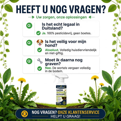 Onkruidverwijderaar voor tuin