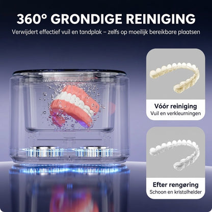 Oplaadbare ultrasoon reiniger voor bitjes en retainers