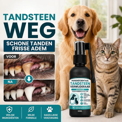 Zachte tandverzorgingsspray voor huisdieren
