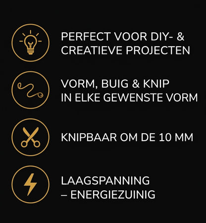 LumiNoodles knipbare flexibele LED filamenten