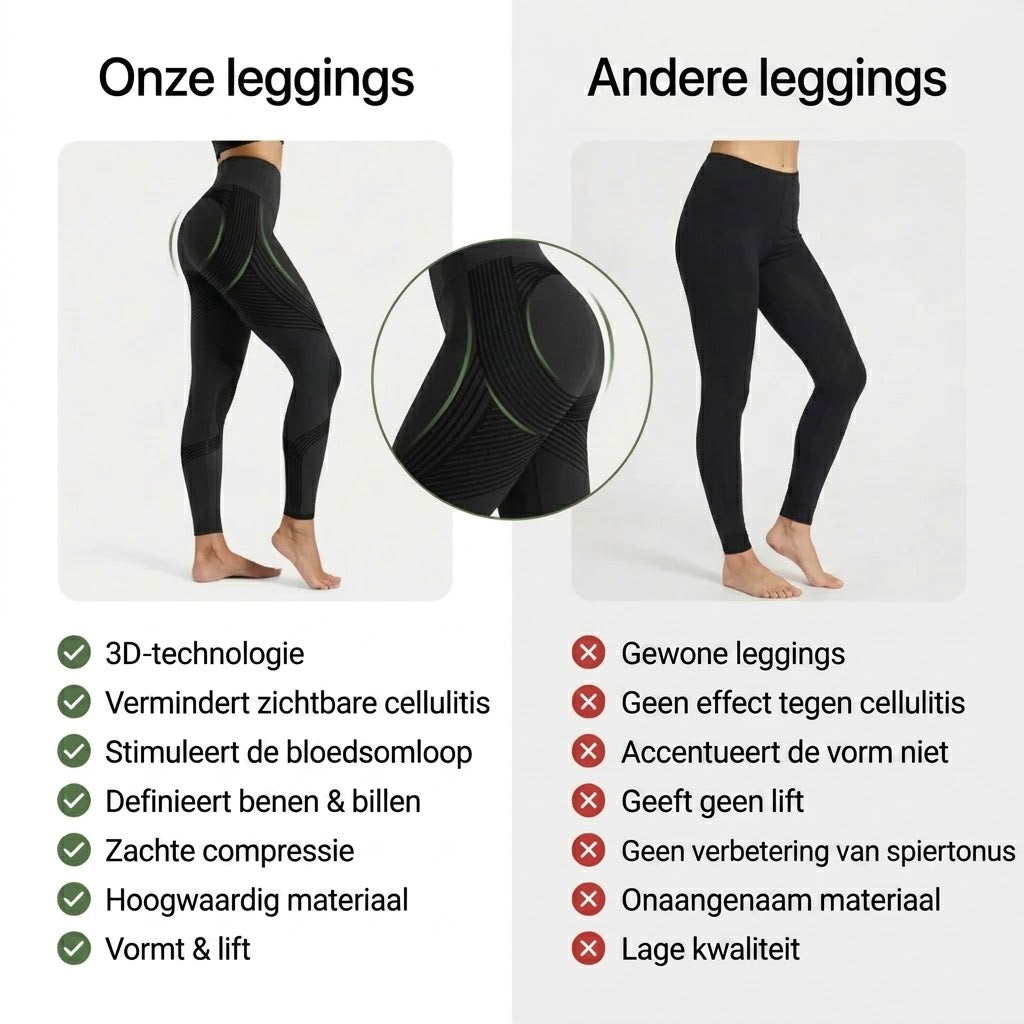 3D Sculpt leggings met vormende pasvorm