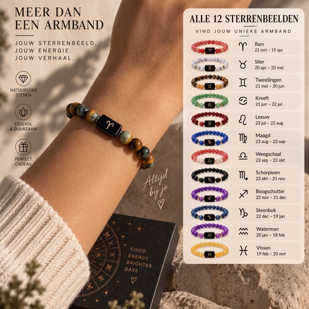 Sterrenbeeld armband met betekenis