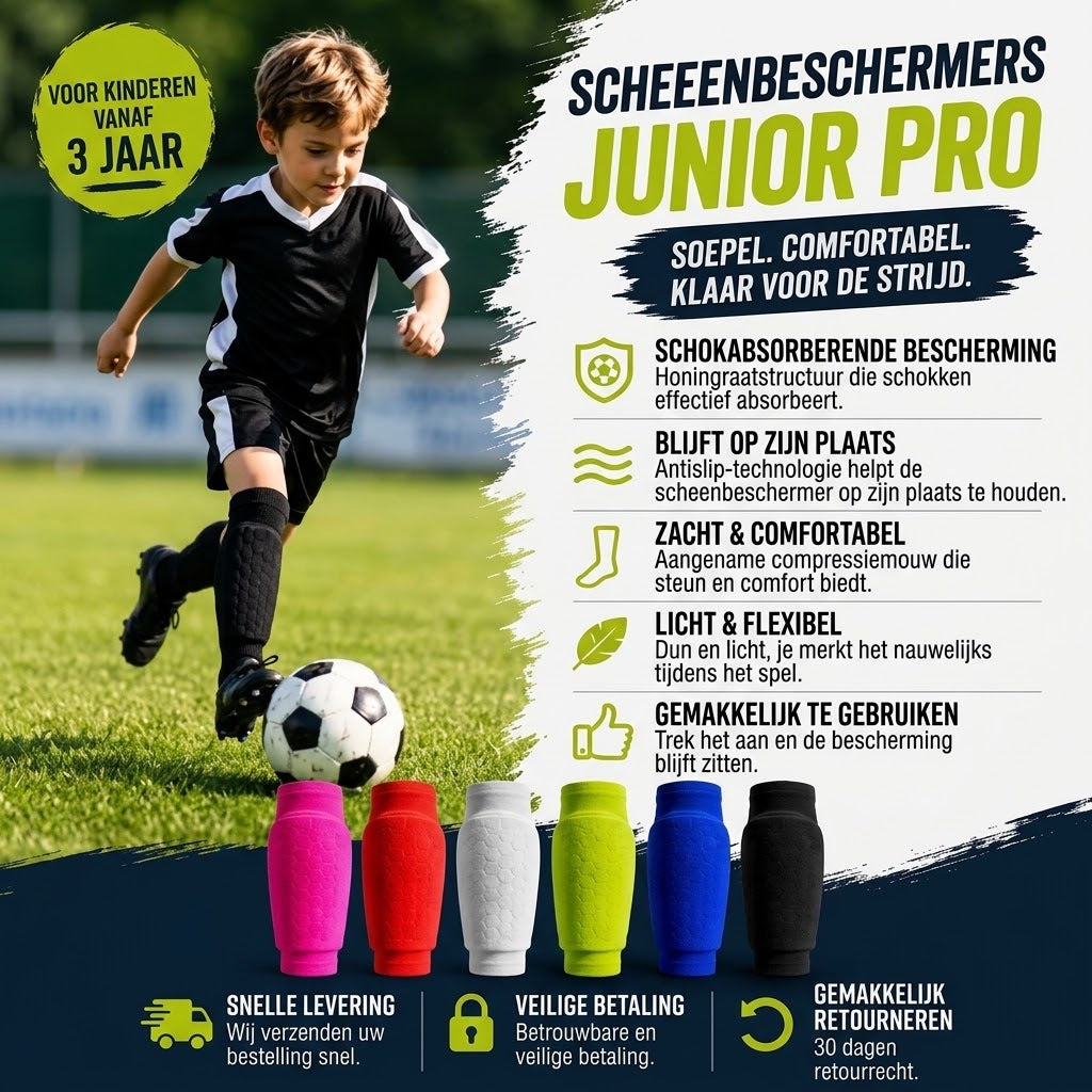 Junior scheenbeschermers voor voetbal