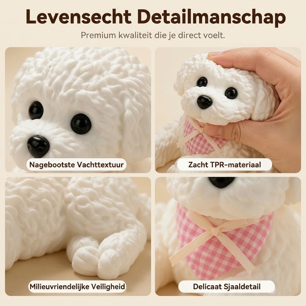 Teddyhond antistress squishy met antislipmat