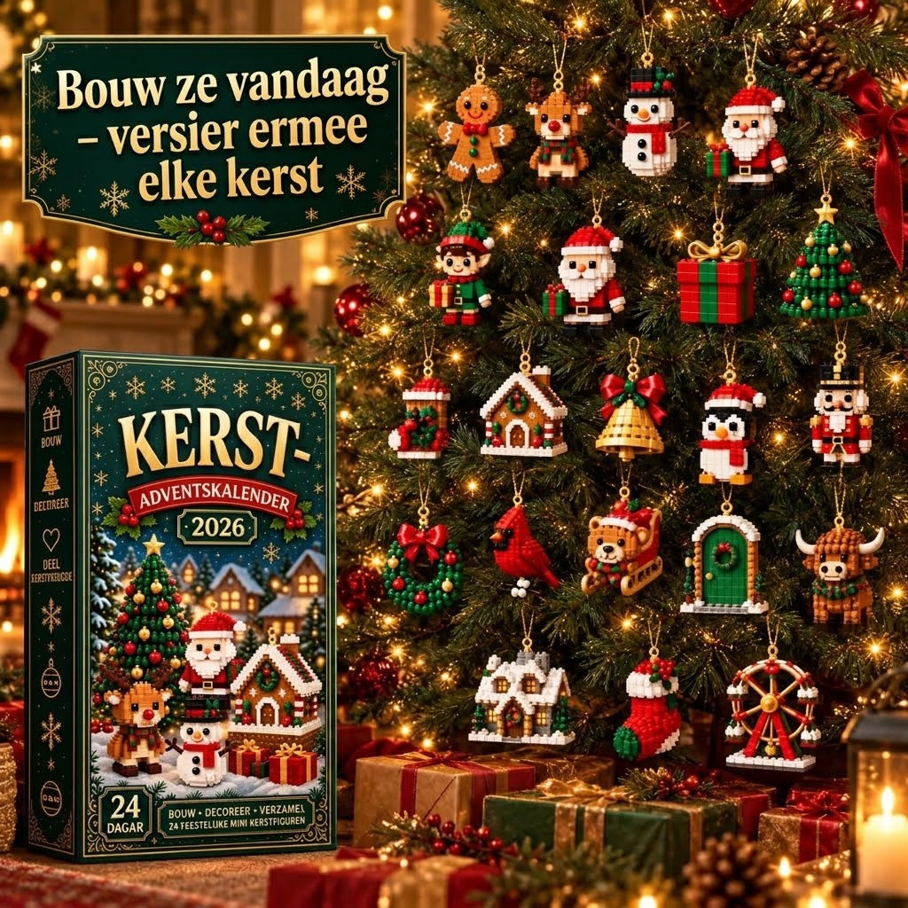 Christmas Build adventskalender met bouwbare kerstfiguren