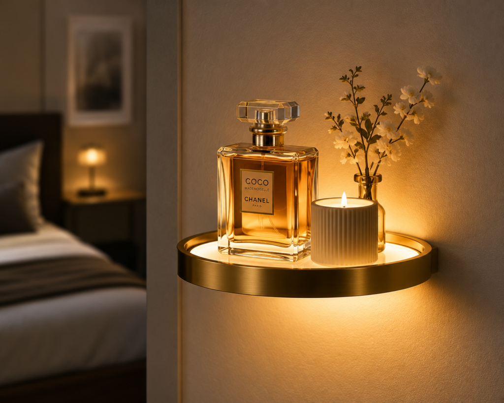 Verlichte Wandplank