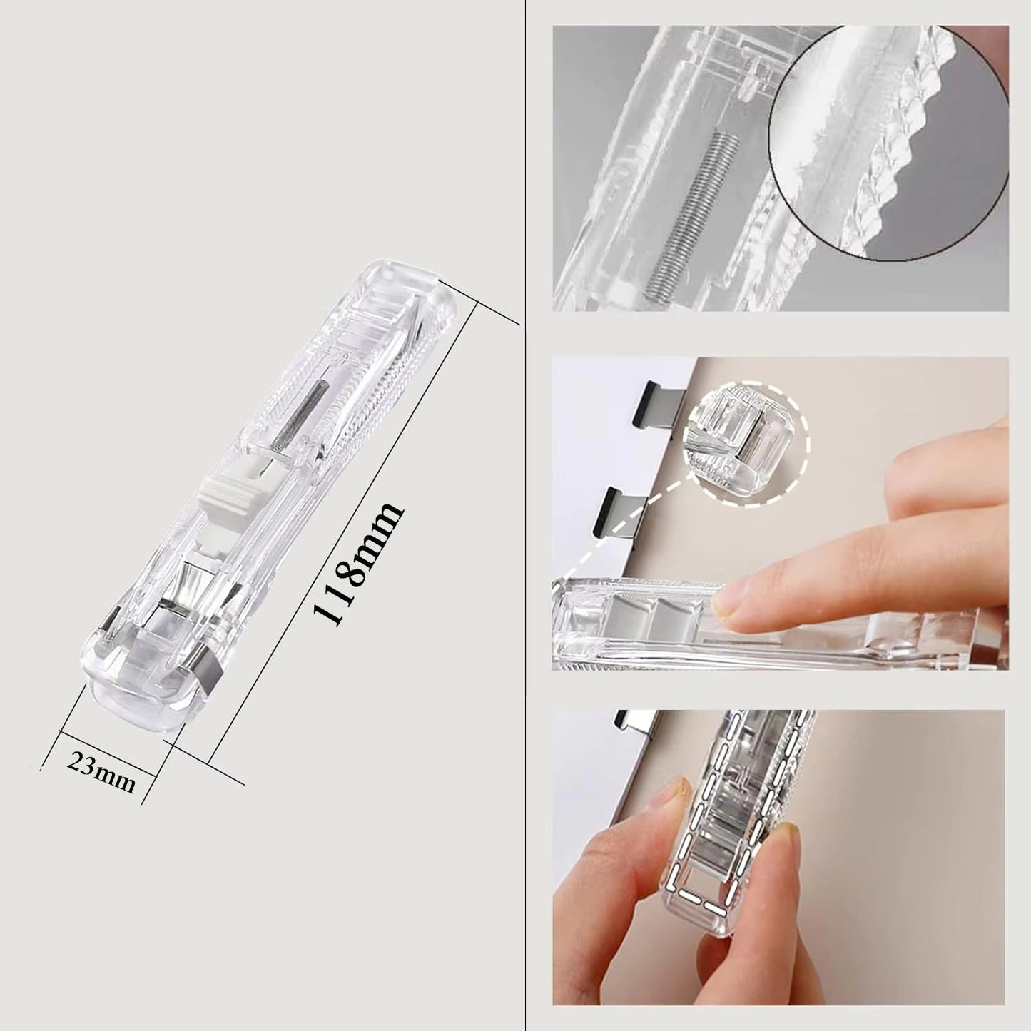Bindclipmachine met 50 Clips