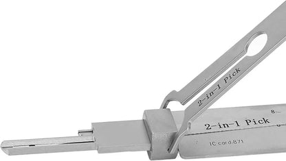 Roestvrijstalen lockpick en sleuteldecoder