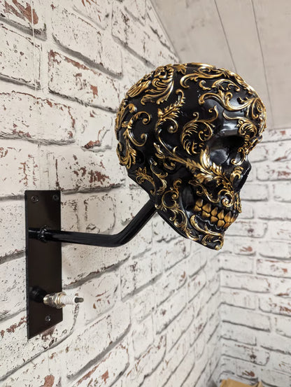 SkullRack Wandhouder voor Motorhelm en Jas