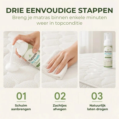 Droogschuim vlekverwijderaar voor matrassen