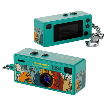 Retro mini camera sleutelhanger met 1080p HD opnames