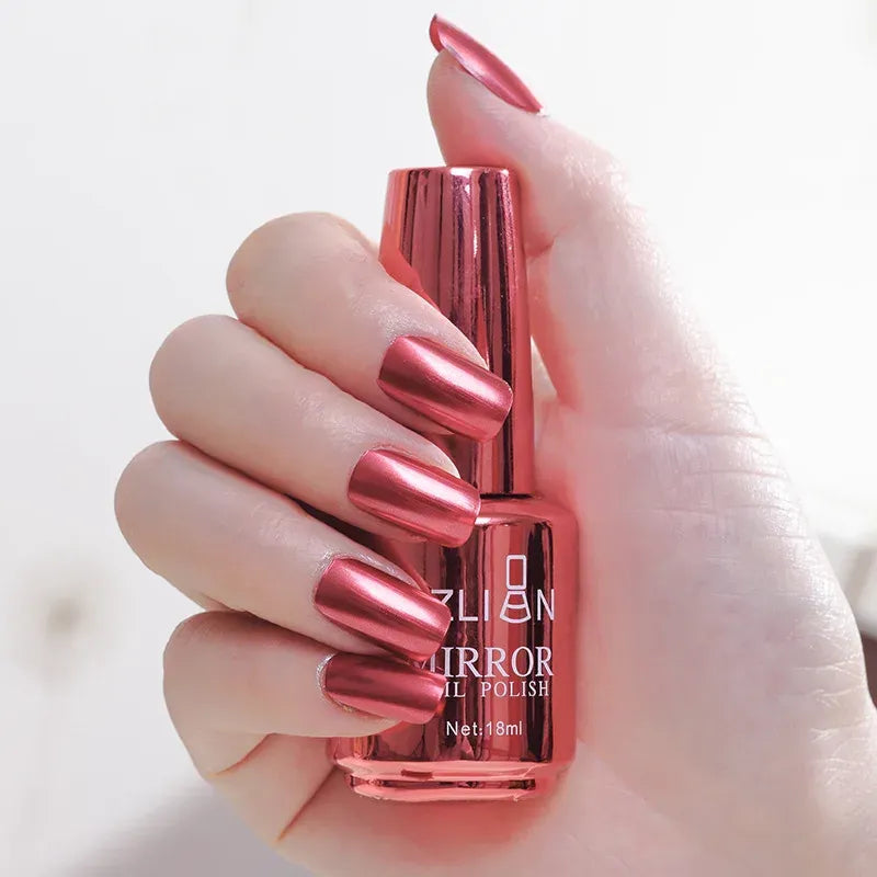 Metallic spiegel nagellak op waterbasis