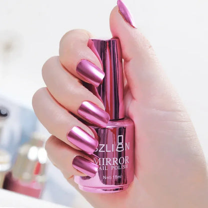 Metallic spiegel nagellak op waterbasis