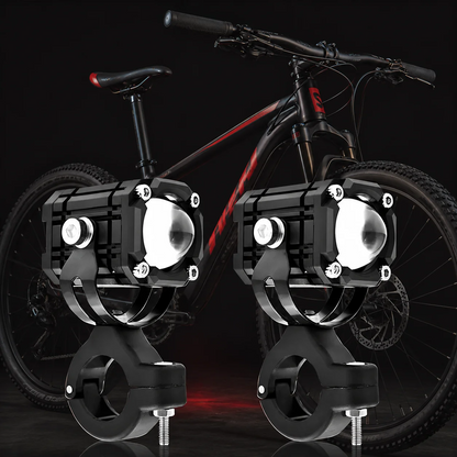 LED Fietslicht met Dubbele Lichtstraal